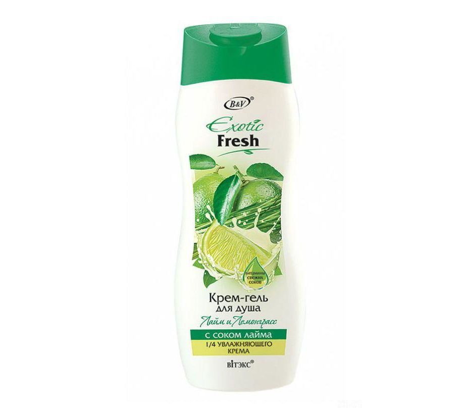 Exotic Fresh - Misket Limonu ve Limon Otu Aromalı Duş Jeli (500 ml) - Auraline Cosmetics